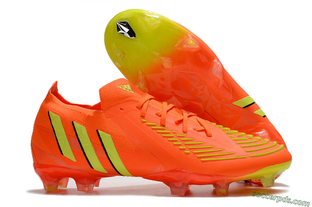 Adidas Predator Edge.1 Low FG Low-Tops Football Boots - Orange/Yellow 1