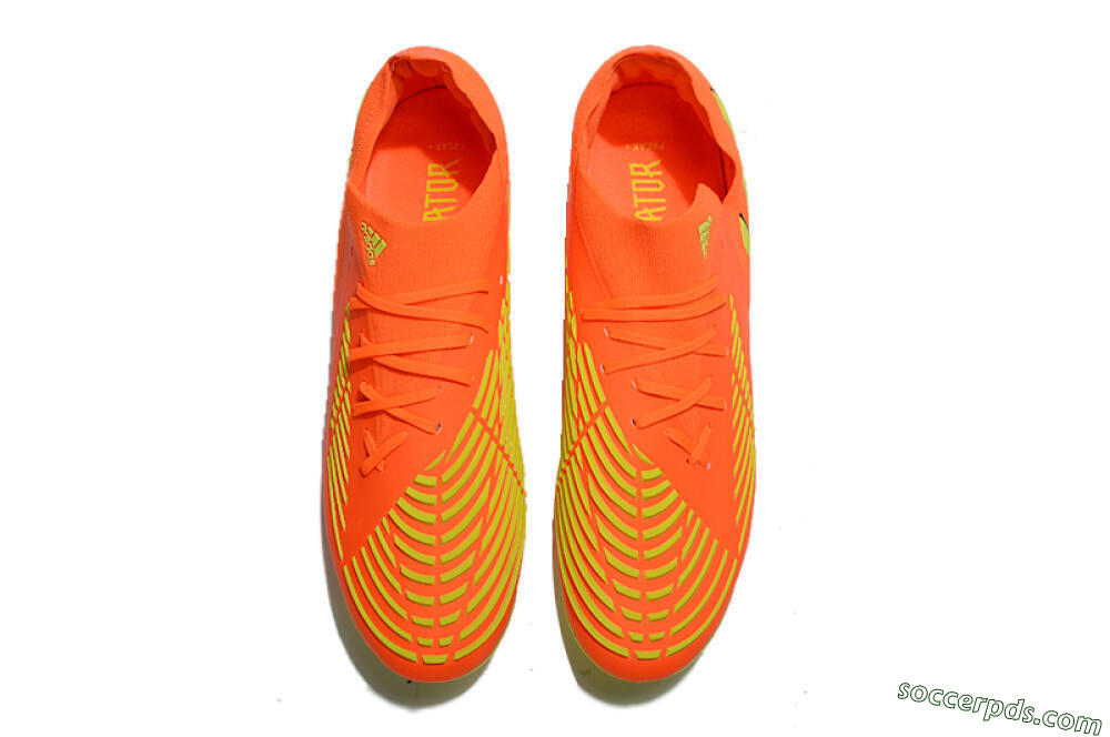 Adidas Predator Edge.1 Low FG Low-Tops Football Boots - Orange/Yellow 4