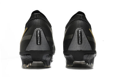 Nike Phantom GT 2 FG Low-Tops Football Boots - Black/Silver/Gold