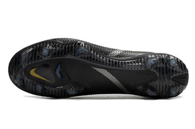 Nike Phantom GT 2 FG Low-Tops Football Boots - Black/Silver/Gold