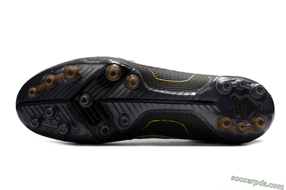 Nike Mercurial Superfly 8 Elite AG High-Tops Football Boots - Black/Gold/White 6