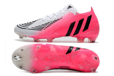 Adidas Predator Edge.1 Low FG Low-Tops Football Boots - White/Pink