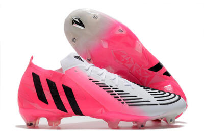 Adidas Predator Edge.1 Low FG Low-Tops Football Boots - White/Pink