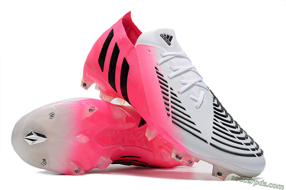 Adidas Predator Edge.1 Low FG Low-Tops Football Boots - White/Pink 3