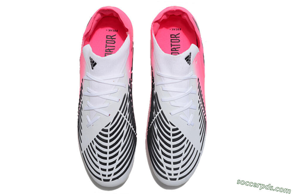 Adidas Predator Edge.1 Low FG Low-Tops Football Boots - White/Pink 4