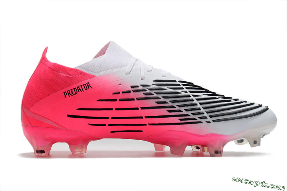 Adidas Predator Edge.1 Low FG Low-Tops Football Boots - White/Pink 7