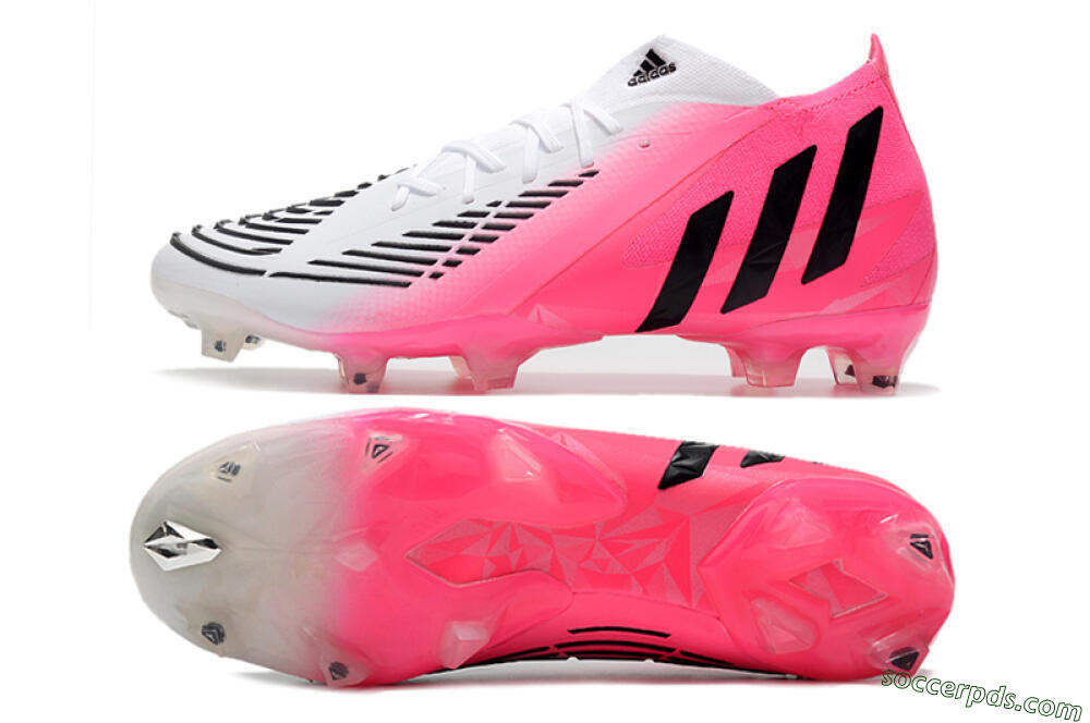Adidas Predator Edge.1 FG High-Tops Football Boots - White/Pink 0