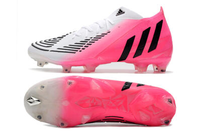 Adidas Predator Edge.1 FG High-Tops Football Boots - White/Pink
