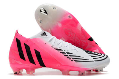 Adidas Predator Edge.1 FG High-Tops Football Boots - White/Pink