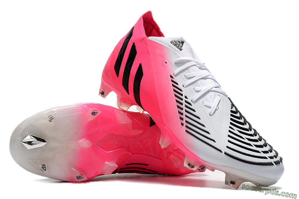 Adidas Predator Edge.1 FG High-Tops Football Boots - White/Pink 3