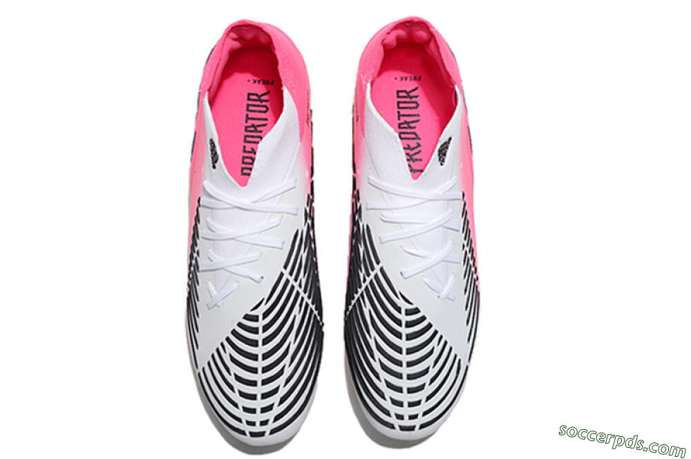 Adidas Predator Edge.1 FG High-Tops Football Boots - White/Pink 4