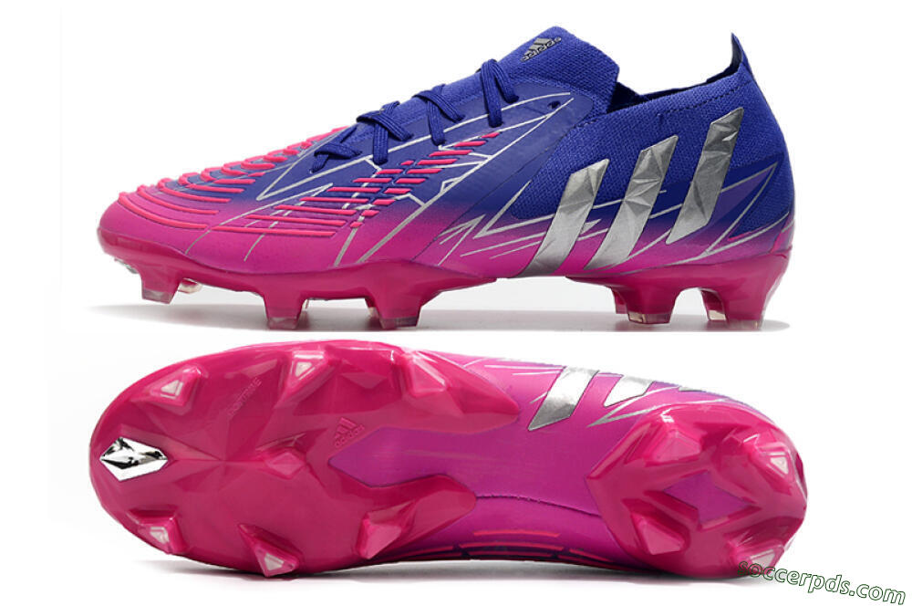Adidas Predator Edge.1 Low FG Low-Tops Football Boots - Purple/Pink 0