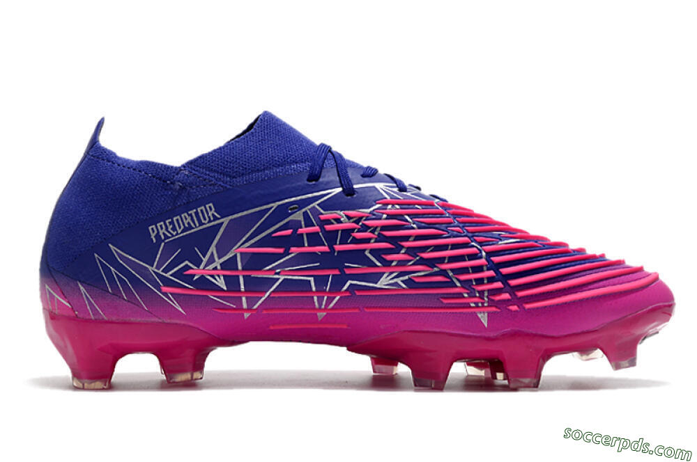 Adidas Predator Edge.1 Low FG Low-Tops Football Boots - Purple/Pink 7