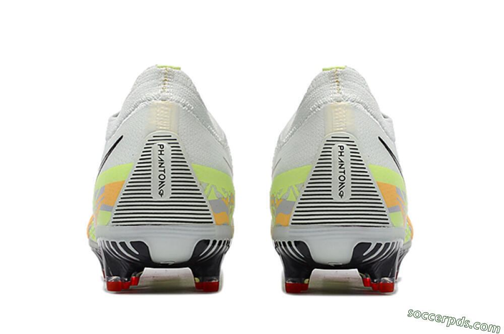 Nike Phantom GT 2 Elite FG Low-Tops Football Boots - White/Green 4