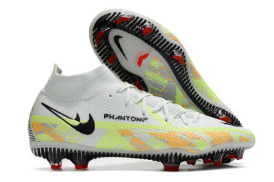 Nike Phantom GT 2 DF Elite FG High-Tops Football Boots - White/Green