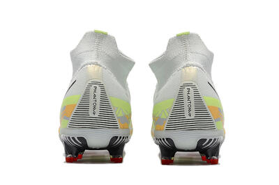 Nike Phantom GT 2 DF Elite FG High-Tops Football Boots - White/Green