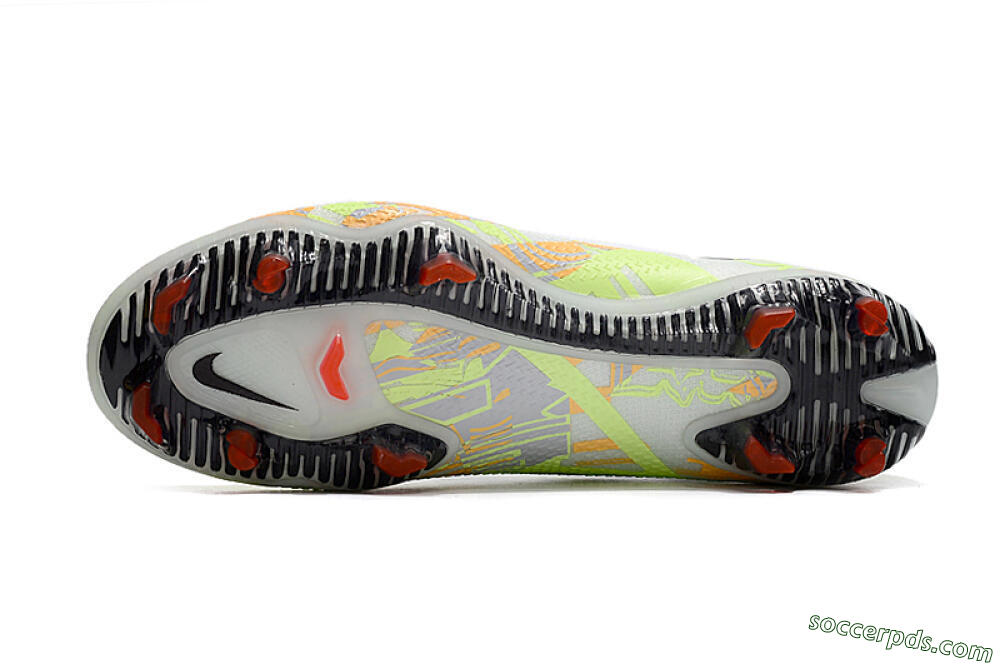 Nike Phantom GT 2 DF Elite FG High-Tops Football Boots - White/Green 7