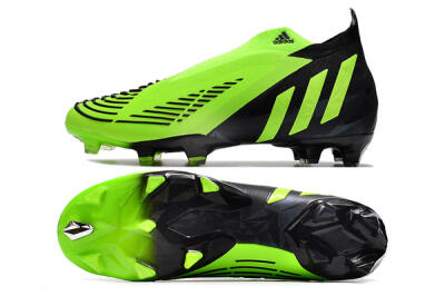 Adidas Predator Edge Geometric+ FG High-Tops Football Boots - Green/Black
