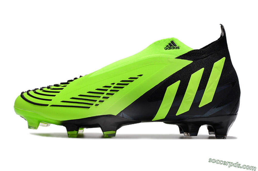 Adidas Predator Edge Geometric+ FG High-Tops Football Boots - Green/Black 2