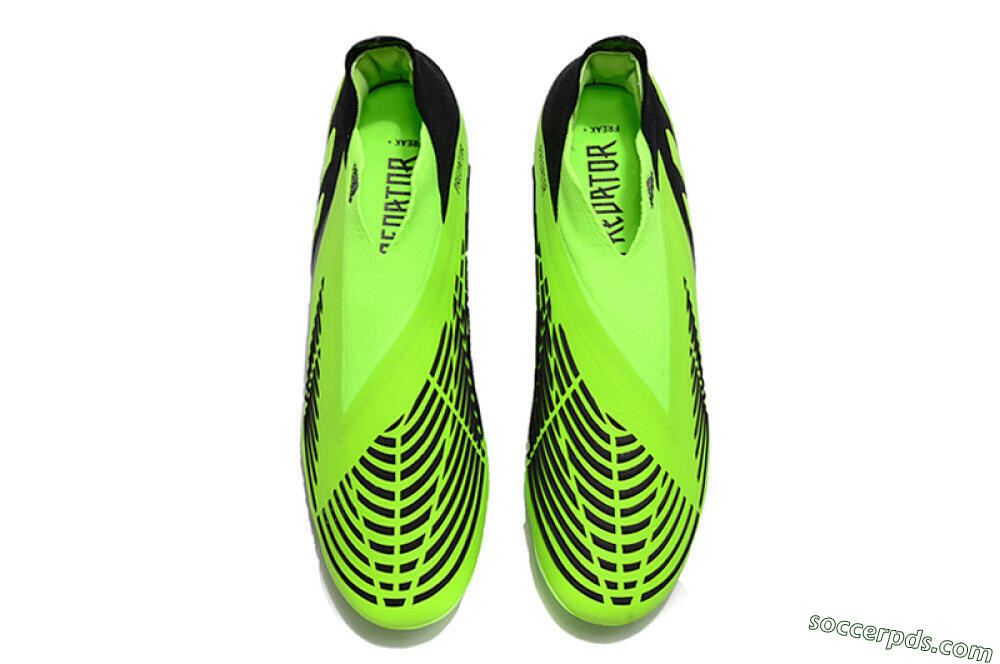Adidas Predator Edge Geometric+ FG High-Tops Football Boots - Green/Black 5