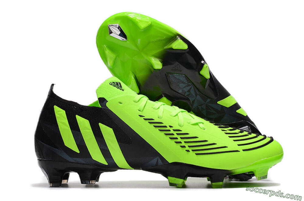 Adidas Predator Edge.1 Low FG High-Tops Football Boots - Green/Black 1
