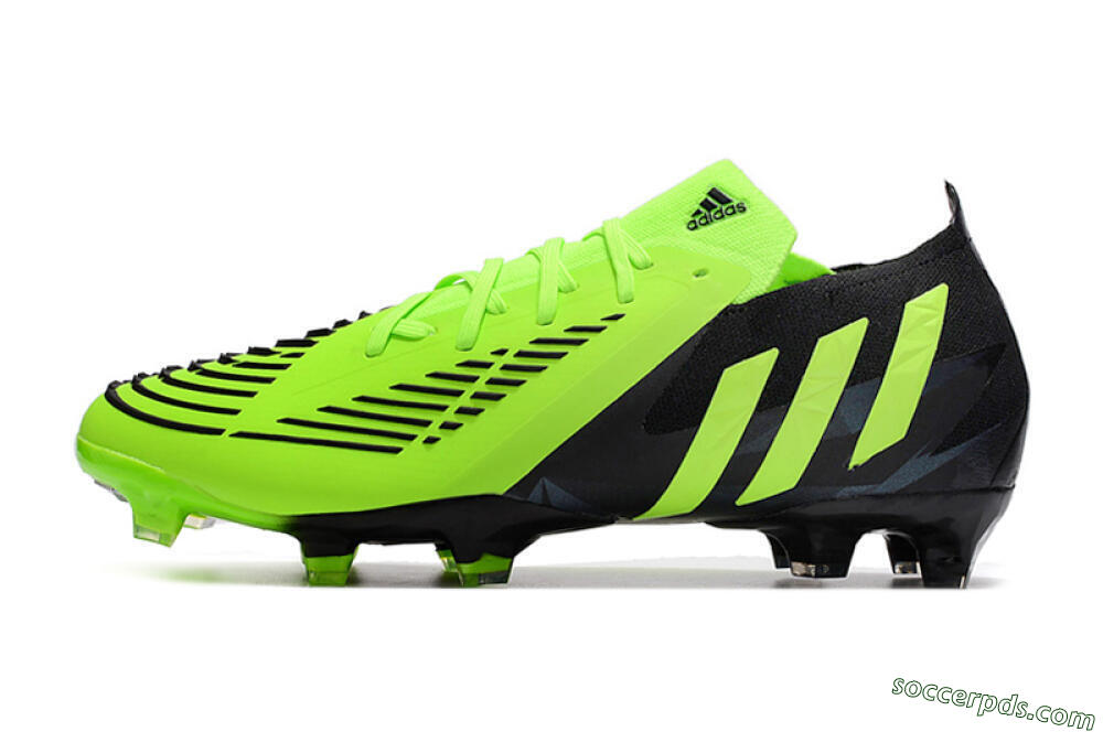 Adidas Predator Edge.1 Low FG High-Tops Football Boots - Green/Black 2