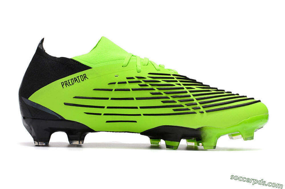 Adidas Predator Edge.1 Low FG High-Tops Football Boots - Green/Black 4
