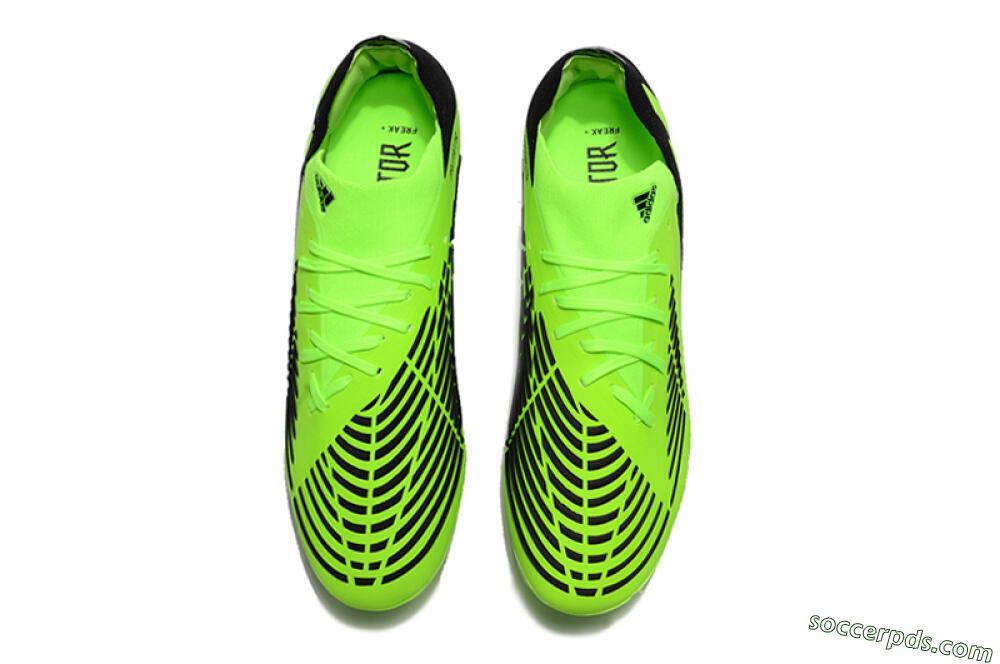 Adidas Predator Edge.1 Low FG High-Tops Football Boots - Green/Black 5