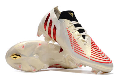 Adidas Predator Edge.1 Low FG Low-Tops Football Boots - White/Red