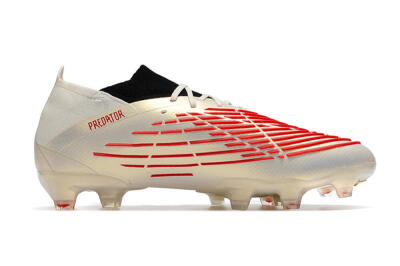 Adidas Predator Edge.1 Low FG Low-Tops Football Boots - White/Red