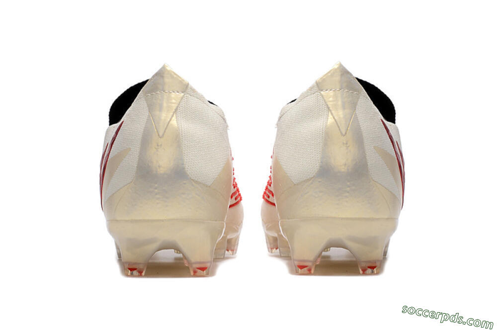 Adidas Predator Edge.1 Low FG Low-Tops Football Boots - White/Red 6