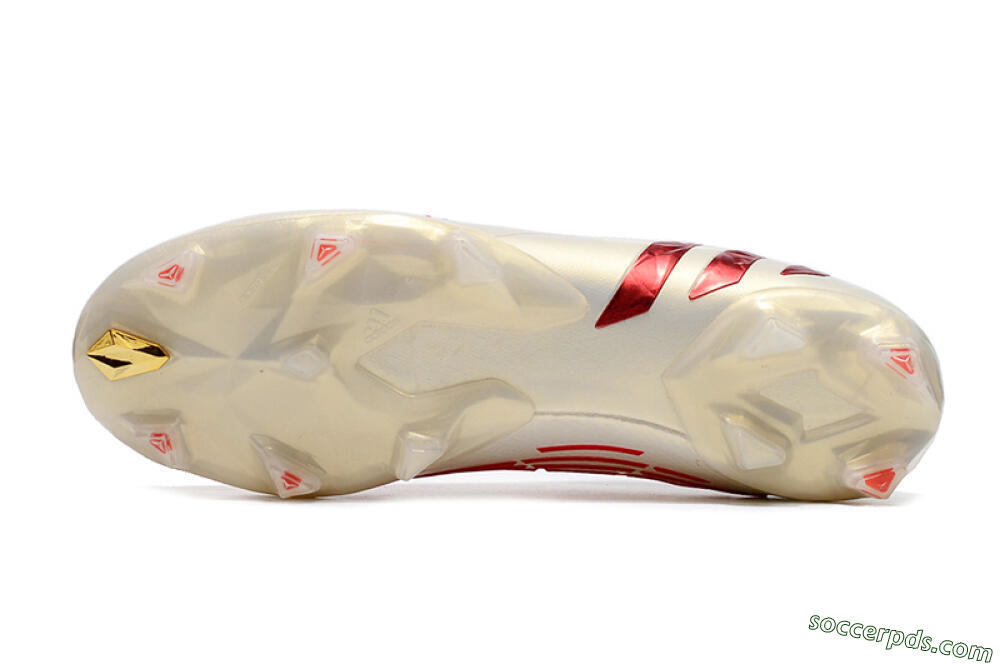 Adidas Predator Edge.1 Low FG Low-Tops Football Boots - White/Red 7