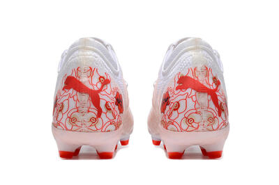 Puma Future Z 1.4 Liberty FG Low-Tops Football Boots - White/Pink/Red