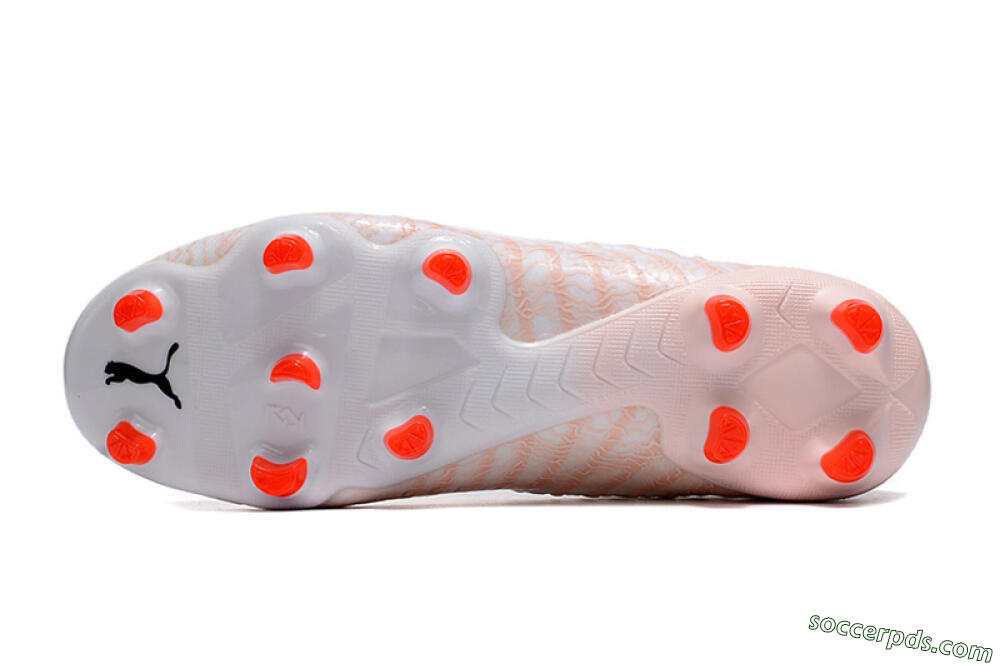 Puma Future Z 1.4 Liberty FG Low-Tops Football Boots - White/Pink/Red 7