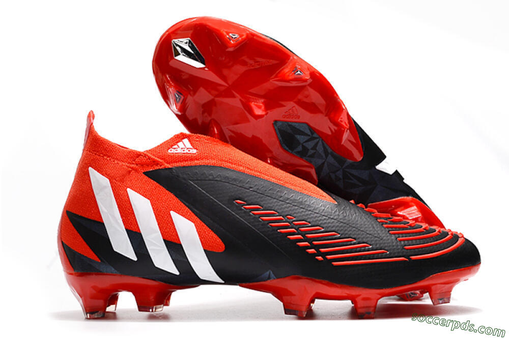 Adidas Predator Edge Geometric+ FG High-Tops Football Boots - Red/Black/White 1