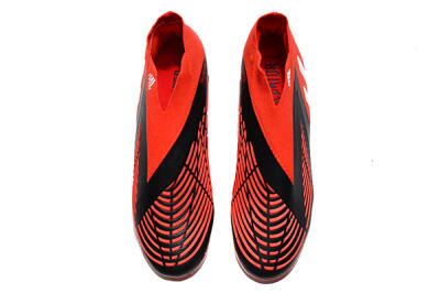 Adidas Predator Edge Geometric+ FG High-Tops Football Boots - Red/Black/White