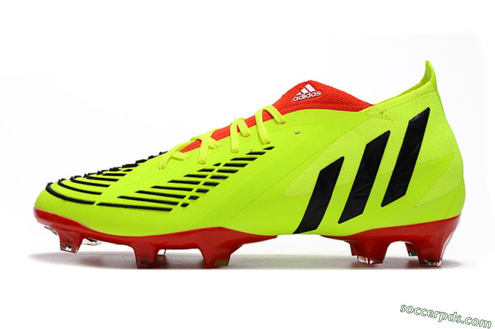 Adidas Predator Edge Geometric.1 FG High-Tops Football Boots - Green/Red 2