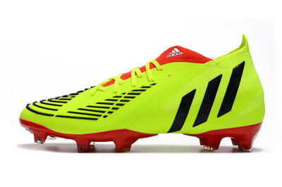 Adidas Predator Edge Geometric.1 FG High-Tops Football Boots - Green/Red
