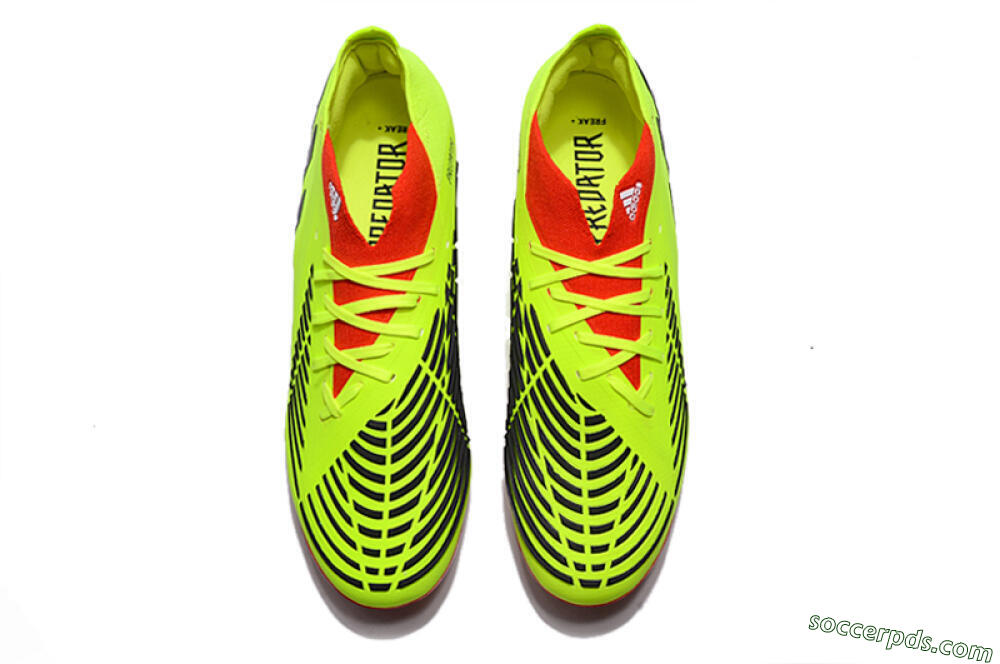 Adidas Predator Edge Geometric.1 FG High-Tops Football Boots - Green/Red 5