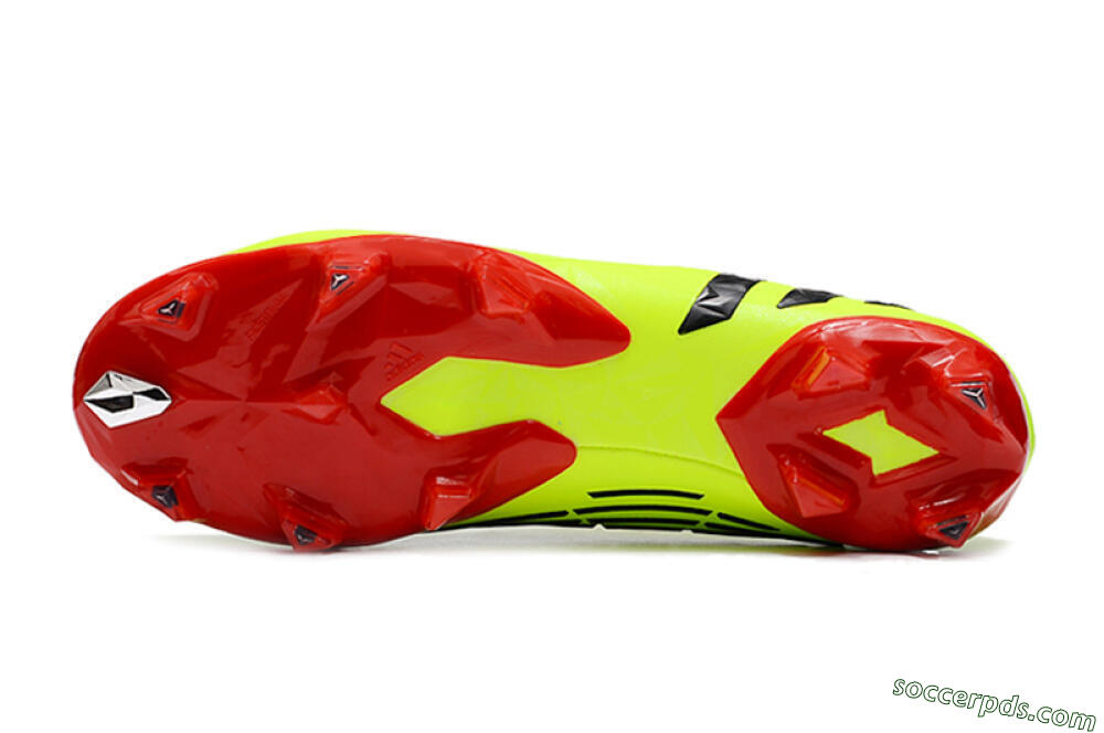 Adidas Predator Edge Geometric.1 FG High-Tops Football Boots - Green/Red 7