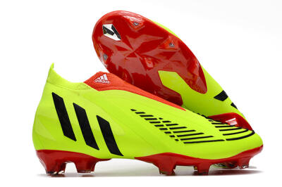 Adidas Predator Edge Geometric+ FG High-Tops Football Boots - Green/Red