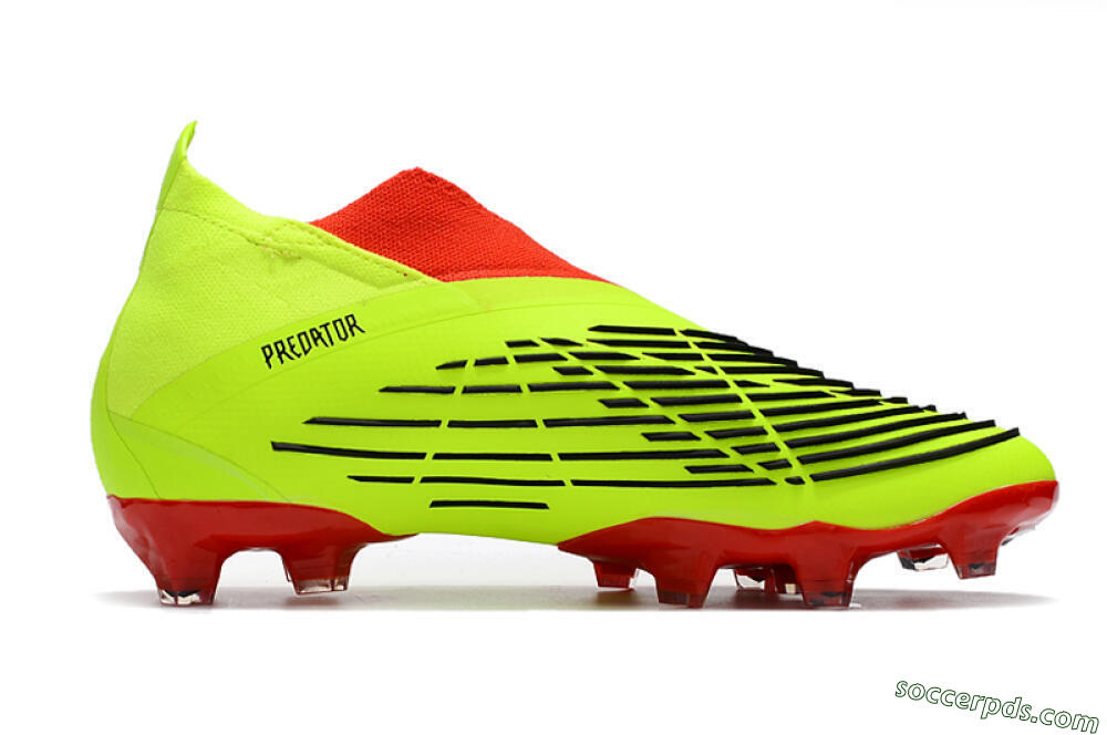 Adidas Predator Edge Geometric+ FG High-Tops Football Boots - Green/Red 4