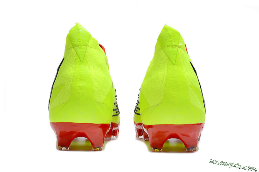 Adidas Predator Edge Geometric+ FG High-Tops Football Boots - Green/Red 6