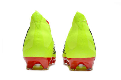 Adidas Predator Edge Geometric+ FG High-Tops Football Boots - Green/Red