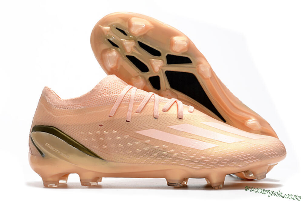 Adidas X Speedportal.1 FG Low-Tops Football Boots - Beige/Black 1