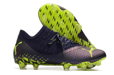 Puma Future Z 1.3 Instinct FG Low-Tops Football Boots - Black/Green