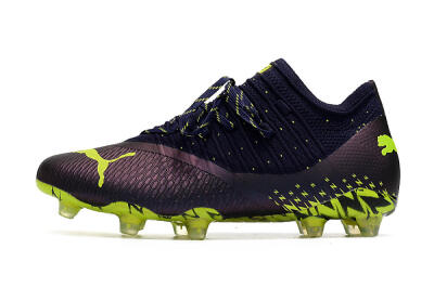 Puma Future Z 1.3 Instinct FG Low-Tops Football Boots - Black/Green