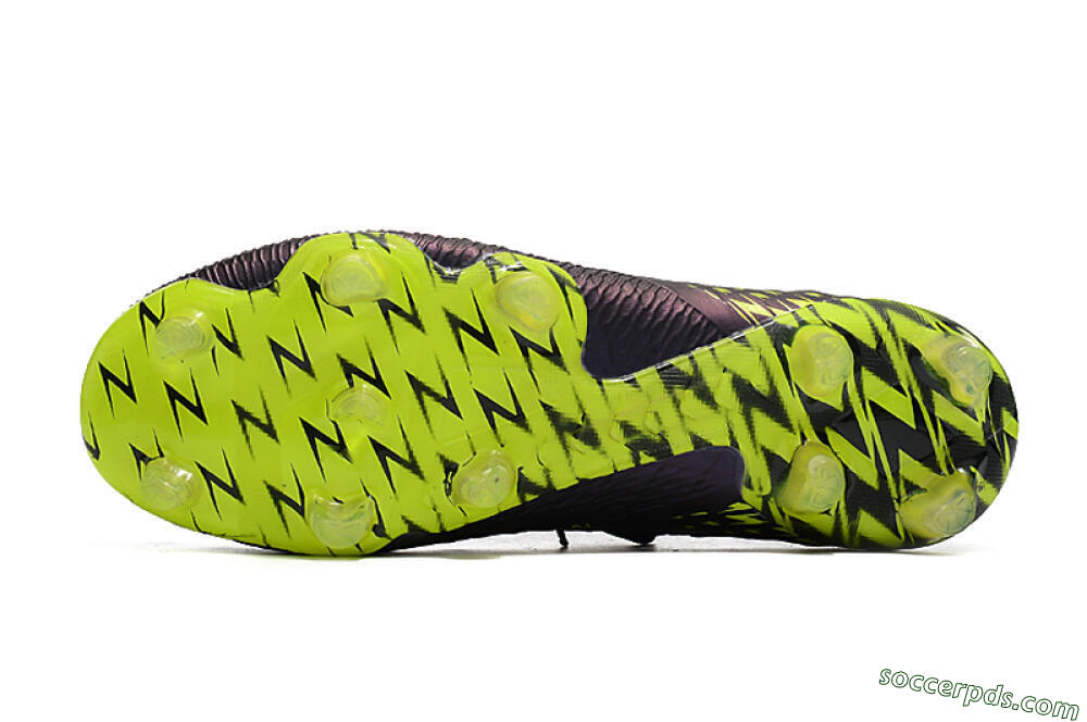 Puma Future Z 1.3 Instinct FG Low-Tops Football Boots - Black/Green 7
