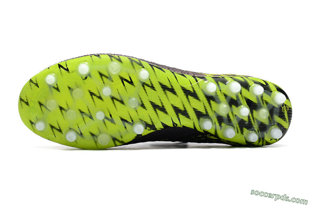 Puma Future Z 1.3 Instinct MG Low-Tops Football Boots - Black/Green 5