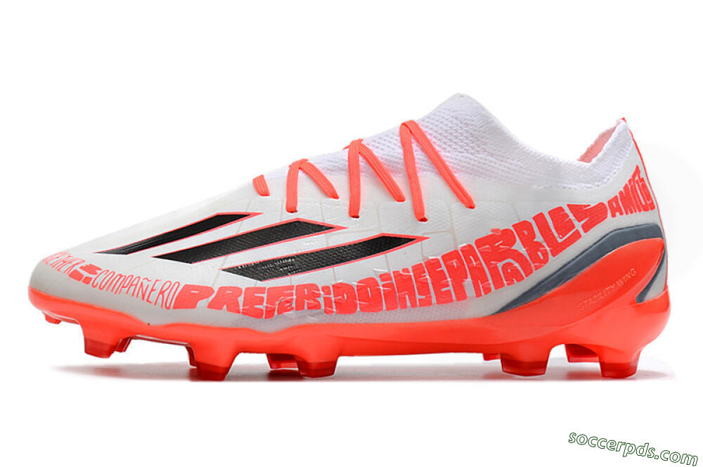 Adidas X Speedportal.1 FG Low-Tops Football Boots - White/Orange 2